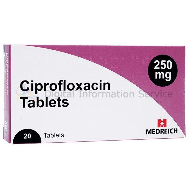 シプロフロキサシンタブレット Medreich (シプロフロキサシン)の画像